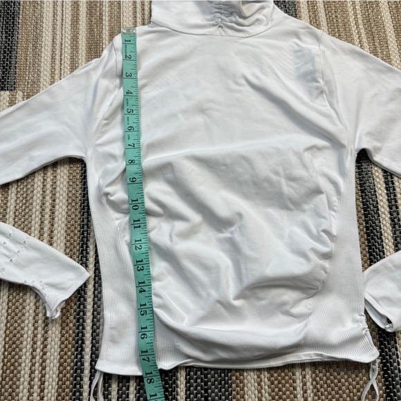 Free People White‎ Good Karma Pullover Long Sleeve Hoodie Size XS/S Women - Picture 9 of 10